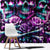 Rose Skull Window Curtain Stuck Between IDK IDC And IDGAF - Wonder Print Shop