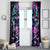 Rose Skull Window Curtain Stuck Between IDK IDC And IDGAF - Wonder Print Shop
