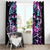 Rose Skull Window Curtain Stuck Between IDK IDC And IDGAF - Wonder Print Shop