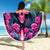 Lady Skull Beach Blanket The Good Girl In Me Got Tired Of The Bullshit - Wonder Print Shop