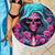 Lady Skull Beach Blanket The Good Girl In Me Got Tired Of The Bullshit - Wonder Print Shop