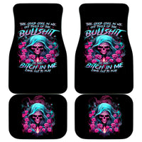 Lady Skull Car Mats The Good Girl In Me Got Tired Of The Bullshit - Wonder Print Shop