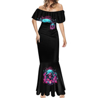 Lady Skull Mermaid Dress The Good Girl In Me Got Tired Of The Bullshit - Wonder Print Shop