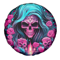 Lady Skull Spare Tire Cover The Good Girl In Me Got Tired Of The Bullshit - Wonder Print Shop