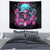 Lady Skull Tapestry The Good Girl In Me Got Tired Of The Bullshit - Wonder Print Shop
