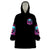 Lady Skull Wearable Blanket Hoodie The Good Girl In Me Got Tired Of The Bullshit - Wonder Print Shop
