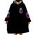 Lady Skull Wearable Blanket Hoodie The Good Girl In Me Got Tired Of The Bullshit - Wonder Print Shop
