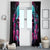 Lady Skull Window Curtain The Good Girl In Me Got Tired Of The Bullshit - Wonder Print Shop