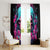 Lady Skull Window Curtain The Good Girl In Me Got Tired Of The Bullshit - Wonder Print Shop