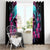 Lady Skull Window Curtain The Good Girl In Me Got Tired Of The Bullshit - Wonder Print Shop