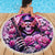 Reaper Skull Beach Blanket Warning This Tattooed Girl Doesn't Play Well With Stupid People - Wonder Print Shop