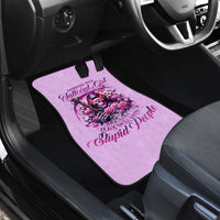 Reaper Skull Car Mats Warning This Tattooed Girl Doesn't Play Well With Stupid People - Wonder Print Shop