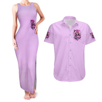 Reaper Skull Couples Matching Tank Maxi Dress and Hawaiian Shirt Warning This Tattooed Girl Doesn't Play Well With Stupid People - Wonder Print Shop