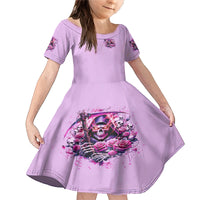 Reaper Skull Family Matching Mermaid Dress and Hawaiian Shirt Warning This Tattooed Girl Doesn't Play Well With Stupid People - Wonder Print Shop