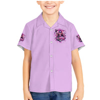 Reaper Skull Family Matching Mermaid Dress and Hawaiian Shirt Warning This Tattooed Girl Doesn't Play Well With Stupid People - Wonder Print Shop