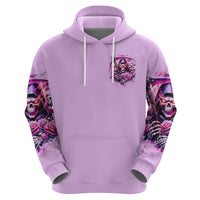 Reaper Skull Hoodie Warning This Tattooed Girl Doesn't Play Well With Stupid People - Wonder Print Shop