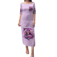 Reaper Skull Puletasi Warning This Tattooed Girl Doesn't Play Well With Stupid People - Wonder Print Shop