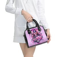 Reaper Skull Shoulder Handbag Warning This Tattooed Girl Doesn't Play Well With Stupid People