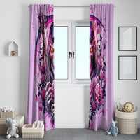 Reaper Skull Window Curtain Warning This Tattooed Girl Doesn't Play Well With Stupid People - Wonder Print Shop
