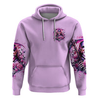 Reaper Skull Zip Hoodie Warning This Tattooed Girl Doesn't Play Well With Stupid People - Wonder Print Shop