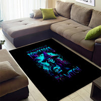 Witch Skull Area Rug In A World Full Of Princess Be A Witch - Wonder Print Shop