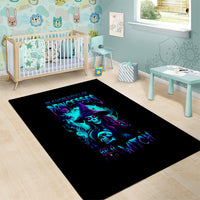 Witch Skull Area Rug In A World Full Of Princess Be A Witch - Wonder Print Shop