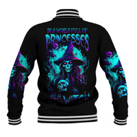 Witch Skull Baseball Jacket In A World Full Of Princess Be A Witch - Wonder Print Shop