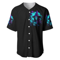 Witch Skull Baseball Jersey In A World Full Of Princess Be A Witch - Wonder Print Shop