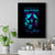 Witch Skull Canvas Wall Art In A World Full Of Princess Be A Witch - Wonder Print Shop