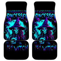 Witch Skull Car Mats In A World Full Of Princess Be A Witch - Wonder Print Shop