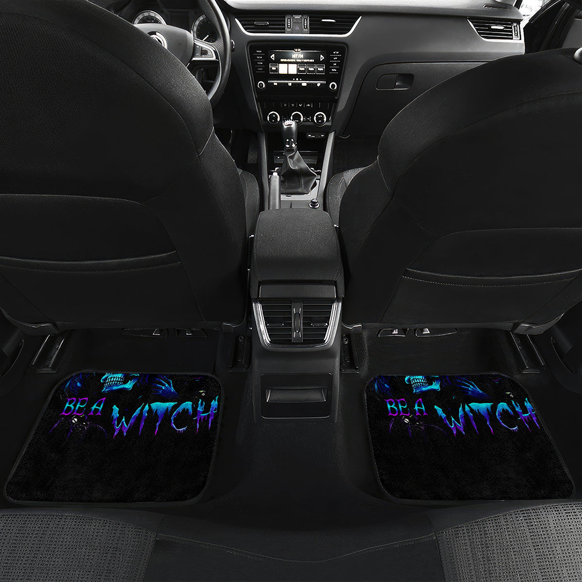 Witch Skull Car Mats In A World Full Of Princess Be A Witch - Wonder Print Shop