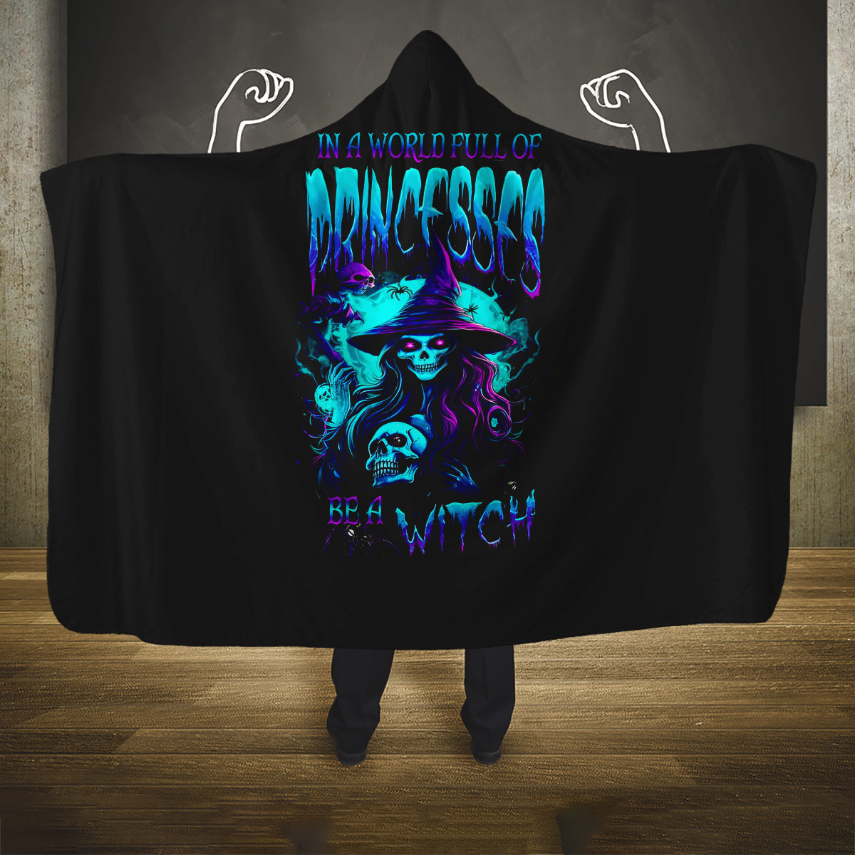 witch-skull-hooded-blanket-in-a-world-full-of-princess-be-a-witch