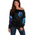 Witch Skull Off Shoulder Sweater In A World Full Of Princess Be A Witch - Wonder Print Shop