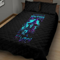 Witch Skull Quilt Bed Set In A World Full Of Princess Be A Witch - Wonder Print Shop
