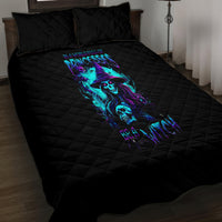 Witch Skull Quilt Bed Set In A World Full Of Princess Be A Witch - Wonder Print Shop