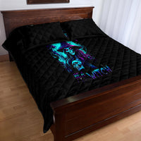 Witch Skull Quilt Bed Set In A World Full Of Princess Be A Witch - Wonder Print Shop