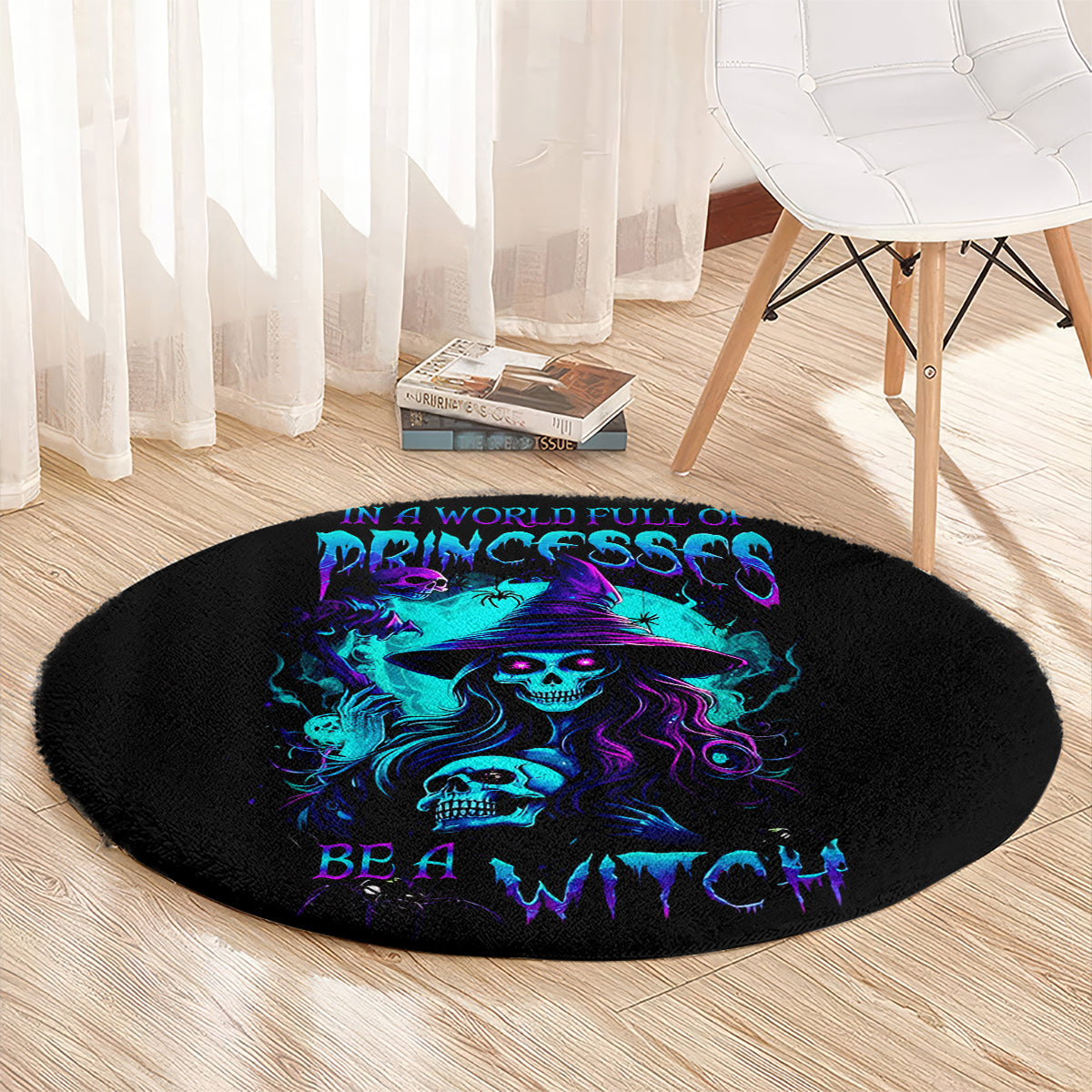 witch-skull-round-carpet-in-a-world-full-of-princess-be-a-witch