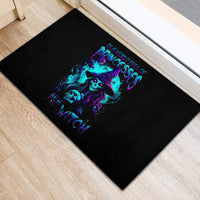 Witch Skull Rubber Doormat In A World Full Of Princess Be A Witch - Wonder Print Shop