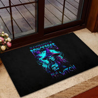 Witch Skull Rubber Doormat In A World Full Of Princess Be A Witch - Wonder Print Shop