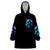 Witch Skull Wearable Blanket Hoodie In A World Full Of Princess Be A Witch - Wonder Print Shop