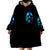 Witch Skull Wearable Blanket Hoodie In A World Full Of Princess Be A Witch - Wonder Print Shop