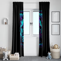 Witch Skull Window Curtain In A World Full Of Princess Be A Witch - Wonder Print Shop