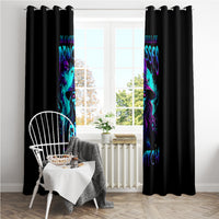Witch Skull Window Curtain In A World Full Of Princess Be A Witch - Wonder Print Shop
