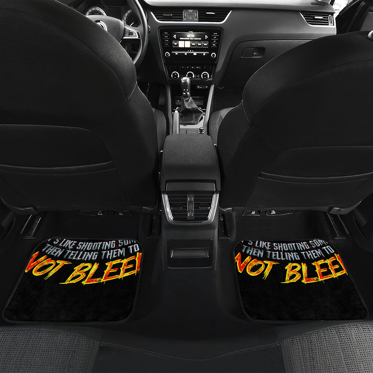 King Skull Car Mats Don't Make Me Mad Then Tell Me To Calm Down - Wonder Print Shop
