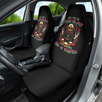 King Skull Car Seat Cover Don't Make Me Mad Then Tell Me To Calm Down - Wonder Print Shop