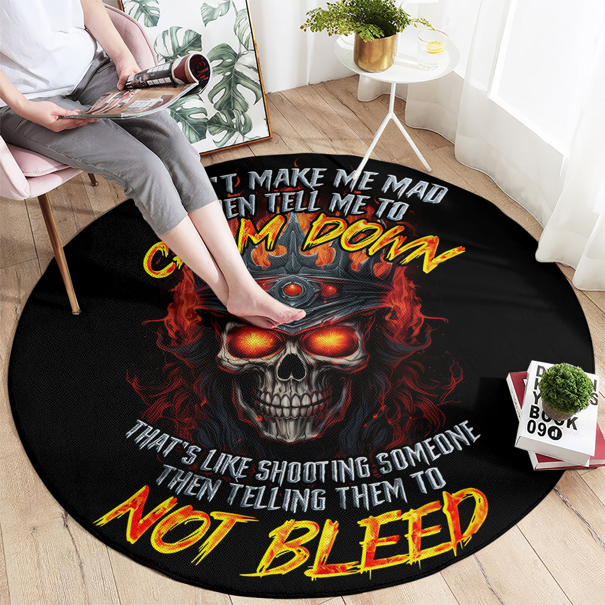 king-skull-round-carpet-dont-make-me-mad-then-tell-me-to-calm-down