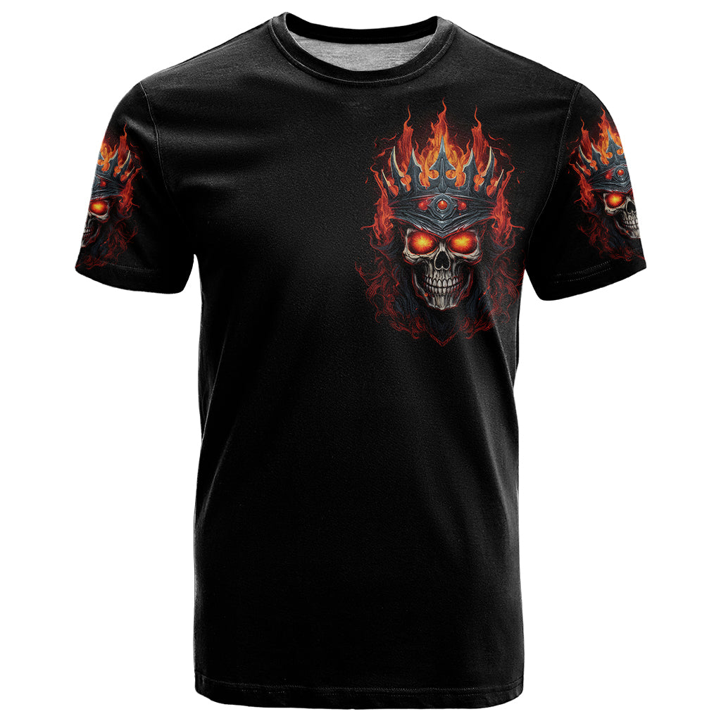 King Skull T Shirt Don't Make Me Mad Then Tell Me To Calm Down - Wonder Print Shop