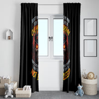 King Skull Window Curtain Don't Make Me Mad Then Tell Me To Calm Down - Wonder Print Shop