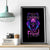 Bat Skull Canvas Wall Art Bat Skull Hello Darkness My Old Friend - Wonder Print Shop