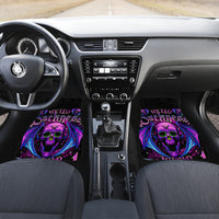 Bat Skull Car Mats Bat Skull Hello Darkness My Old Friend - Wonder Print Shop